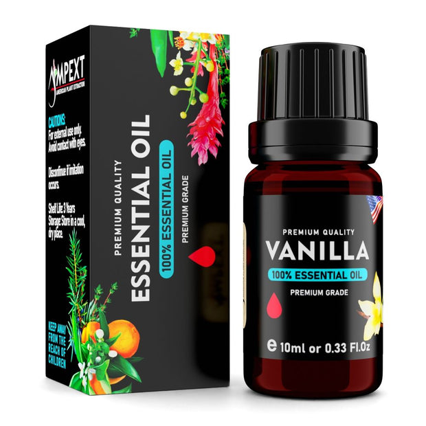 Vanilla (Vanilla planifolia) 100% Essential Oil, Premium Grade, 10ml